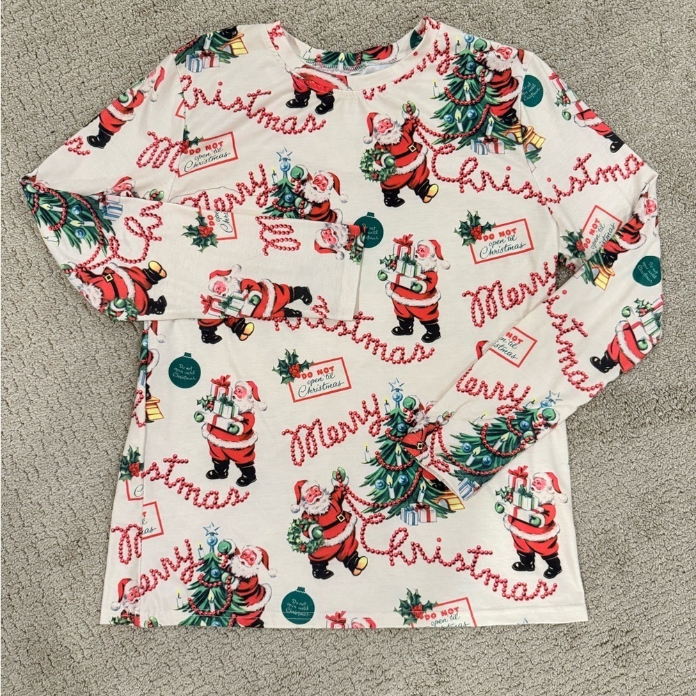 Christmas Long Sleeve Tshirt bundle, women’s size small - Picture 2 of 4